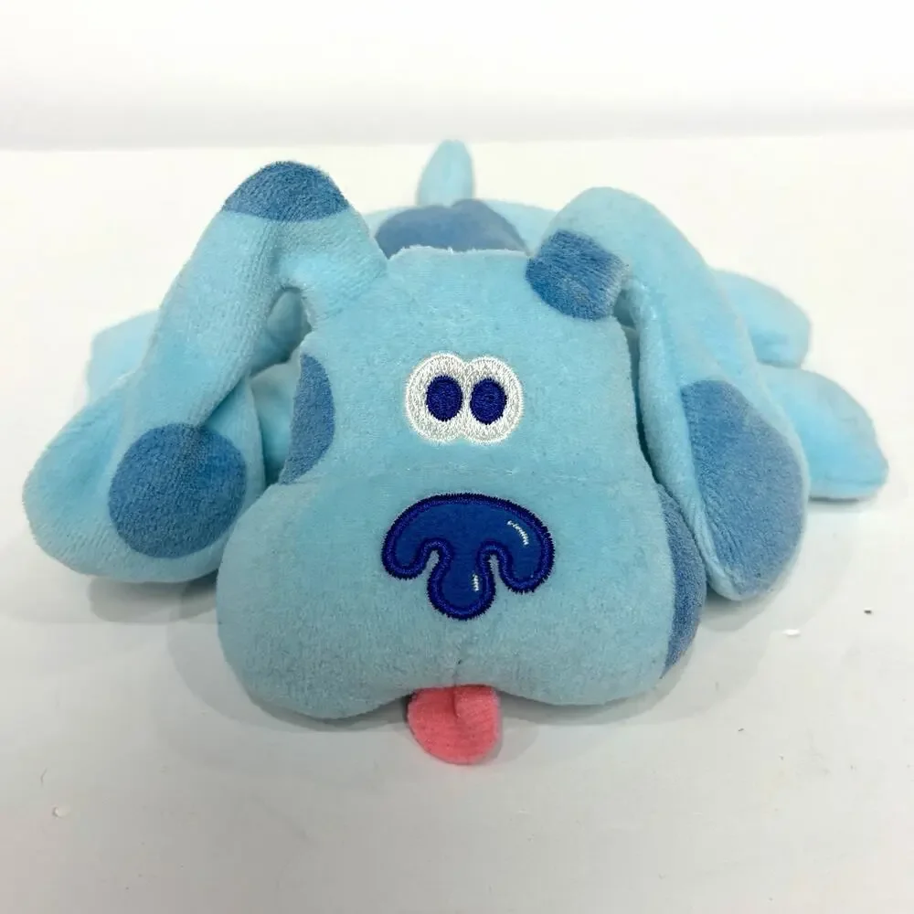 1998 90s Eden Blue's Clues Magnetic Plush 6” Nick Jr Viacom Nickelodeon Vintage